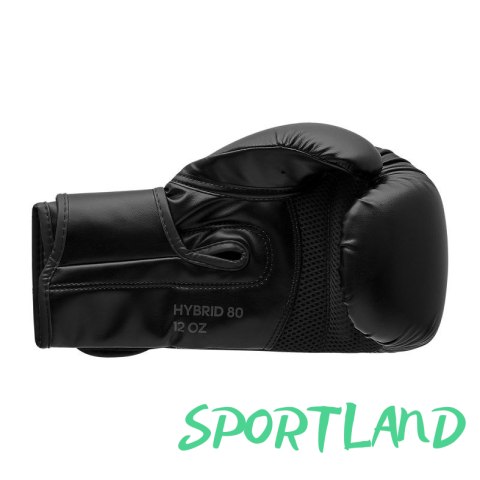 Rękawice bokserskie adidas Hybrid 80 czarne 10 oz Rękawice bokserskie adidas Hybrid 80 czarne 10 oz