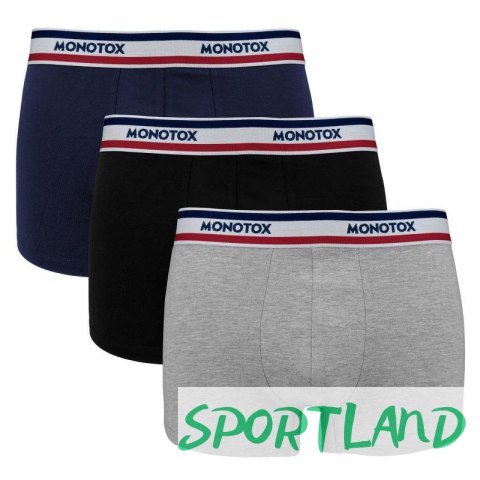 Bokserki Monotox Basics Boxer Brief 3-pak M MX21063 M Bokserki Monotox Basics Boxer Brief 3-pak M MX21063 M