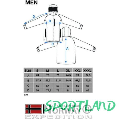 Kurtka Geographical Norway Techno Softshell M WU6068-GN-BLACK XXXL Kurtka Geographical Norway Techno Softshell M WU6068-GN-BLACK XXXL