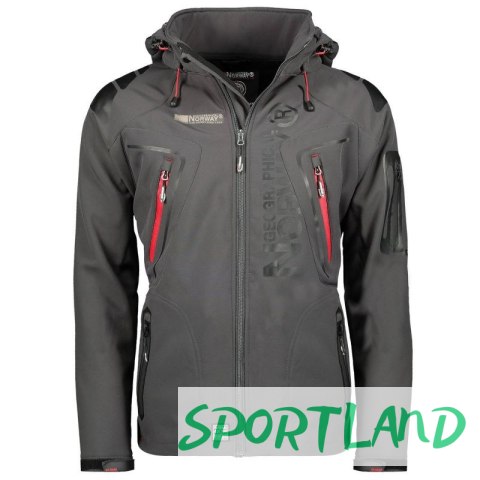 Kurtka softshell Geographical Norway Techno DB MEN 056 WU1060H/GN-DARK GREY L Kurtka softshell Geographical Norway Techno DB MEN 056 WU1060H/GN-DARK GREY L