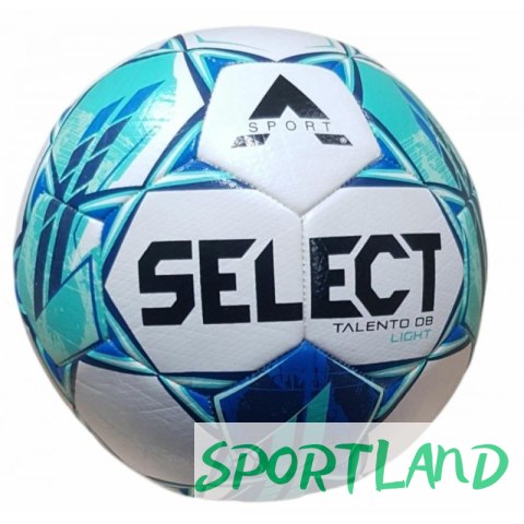 Piłka nożna SELECT Talento Light DB v23 rozmiar 5 biało/zielona 5 Piłka nożna SELECT Talento Light DB v23 rozmiar 5 biało/zielona 5