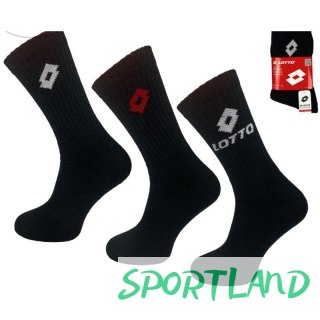 Skarpety Frotte LOTTO czarne 3 pary 069739 38-42