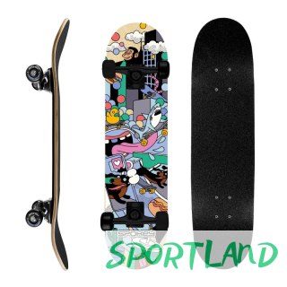 Deskorolka Spokey Manny SPK-944588 Czarny