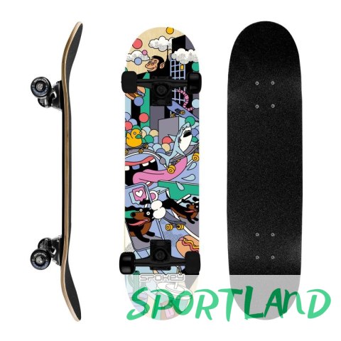 Deskorolka Spokey Manny SPK-944588 Czarny Deskorolka Spokey Manny SPK-944588 Czarny