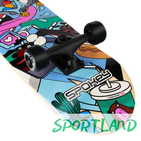 Deskorolka Spokey Manny SPK-944588 Czarny Deskorolka Spokey Manny SPK-944588 Czarny