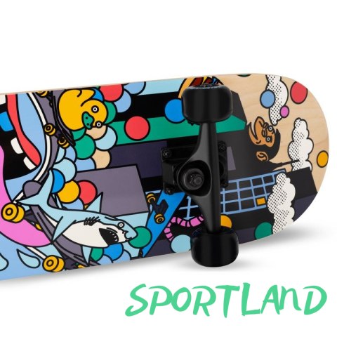 Deskorolka Spokey Manny SPK-944588 Czarny Deskorolka Spokey Manny SPK-944588 Czarny