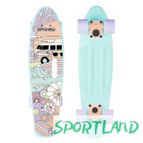 Deskorolka fiszka Spokey Groovy SPK-944592 Czarny Deskorolka fiszka Spokey Groovy SPK-944592 Czarny