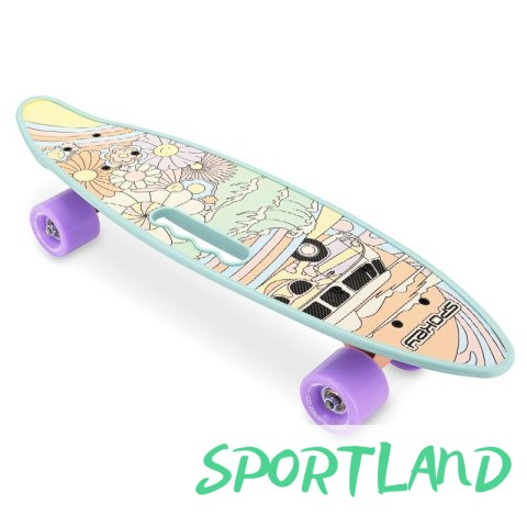 Deskorolka fiszka Spokey Groovy SPK-944592 Czarny Deskorolka fiszka Spokey Groovy SPK-944592 Czarny