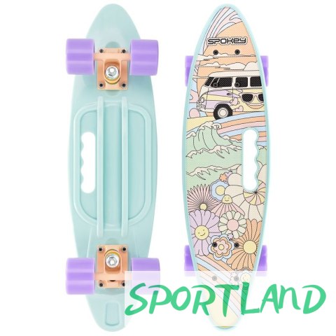 Deskorolka fiszka Spokey Groovy SPK-944592 Czarny Deskorolka fiszka Spokey Groovy SPK-944592 Czarny