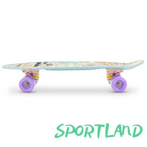 Deskorolka fiszka Spokey Groovy SPK-944592 Czarny Deskorolka fiszka Spokey Groovy SPK-944592 Czarny
