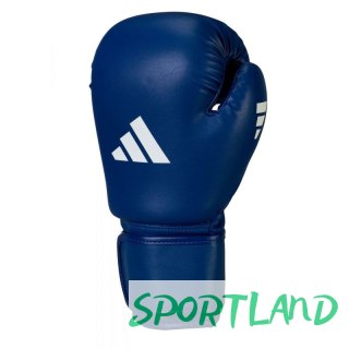 Rękawice bokserskie adidas Iba ze skóry kaktusowej ADIIBAG1C-Niebieski 12 oz