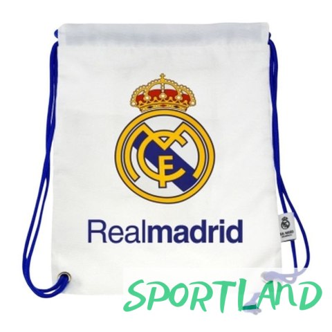Worek Real Madryt plecak Gymsacks 1ST RM6GY1 biały Worek Real Madryt plecak Gymsacks 1ST RM6GY1 biały