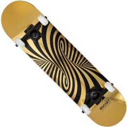Deskorolka Rocket Twisted Foli Gold 7.5