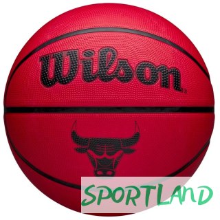 Piłka do koszykówki Wilson NBA Team Tribute Solid Chicago Bulls Ball WZ4025405XB 5