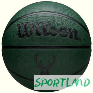Piłka do koszykówki Wilson NBA Team Tribute Solid Milwaukee Bucks Ball WZ4025417XB 5