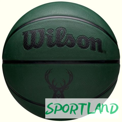 Piłka do koszykówki Wilson NBA Team Tribute Solid Milwaukee Bucks Ball WZ4025417XB 5 Piłka do koszykówki Wilson NBA Team Tribute Solid Milwaukee Bucks Ball WZ4025417XB 5