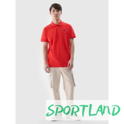 Koszulka polo 4F M 4FWSS25TPTSM407-62S XL Koszulka polo 4F M 4FWSS25TPTSM407-62S XL