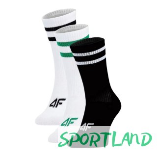 Skarpety 4F M350 3-pak Jr 4FJWSS25USOCM350 90S 32-34
