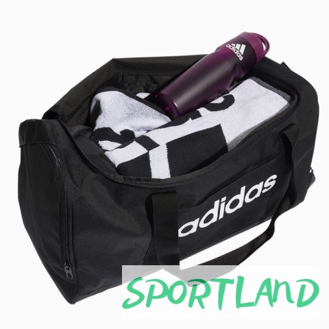 Torba adidas Linear Duffel M JD9555 czarny Torba adidas Linear Duffel M JD9555 czarny