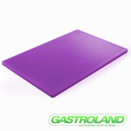 Deska kuchenna do krojenia HACCP HDPE dla alergików 60x40cm fioletowa - Hendi 825662