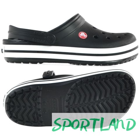 Sandały, klapki Crocs Crocband czarne 11016 48-49 Sandały, klapki Crocs Crocband czarne 11016 48-49