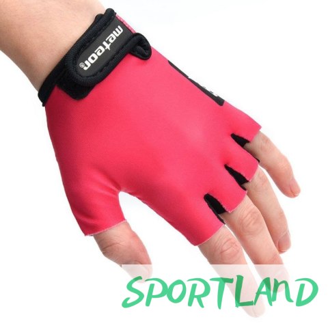 Rękawiczki rowerowe Meteor Pink Jr 26196-26197-26198 XS