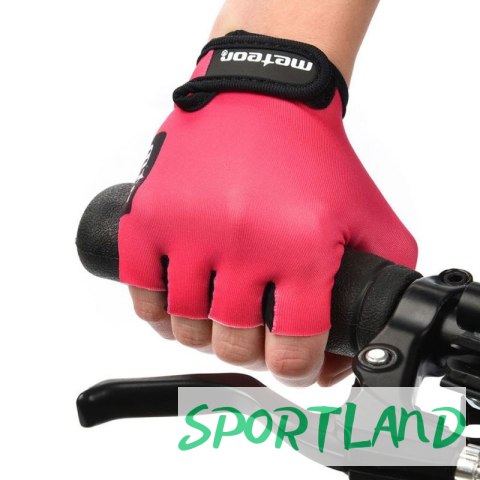 Rękawiczki rowerowe Meteor Pink Jr 26196-26197-26198 XS