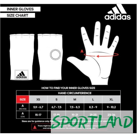 Rękawice wewnętrzne adidas Mexican ADISBP012S czarne S/M Rękawice wewnętrzne adidas Mexican ADISBP012S czarne S/M