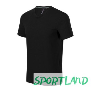 Koszulka Malfini Action V-neck M MLI-70001 czarny XL