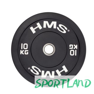 Talerz olimpijski HMS BLACK BUMPER 10 kg BBR10 N/A