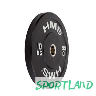 Talerz olimpijski HMS BLACK BUMPER 10 kg BBR10 N/A