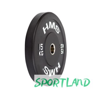 Talerz olimpijski HMS BLACK BUMPER 15 kg BBR15 N/A