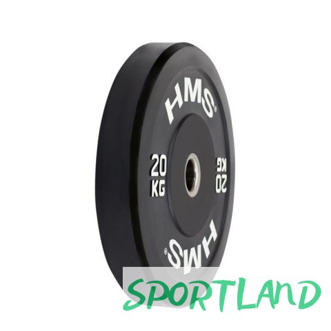Talerz olimpijski HMS BLACK BUMPER 20 kg BBR20 N/A Talerz olimpijski HMS BLACK BUMPER 20 kg BBR20 N/A