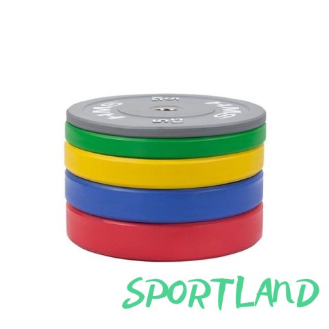 Talerz olimpijski HMS GREEN BUMPER 10 kg CBR10 N/A