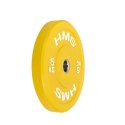 Talerz olimpijski HMS YELLOW BUMPER 15 kg CBR15 N/A