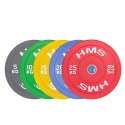 Talerz olimpijski HMS YELLOW BUMPER 15 kg CBR15 N/A