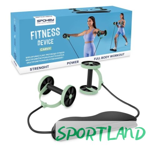 Multifunkcyjny przyrząd fitness 2w1 Spokey Carvy SPK-943077 N/A Multifunkcyjny przyrząd fitness 2w1 Spokey Carvy SPK-943077 N/A
