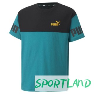 Koszulka Puma Power Colorblock Jr 670097 27 140