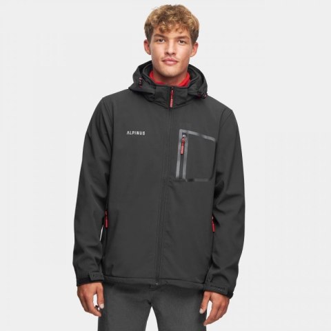 Kurtka Softshell Alpinus Stenshuvud czarna BR43371 2XL