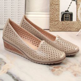 Półbuty na koturnie Potocki W SZ12018 WOL130B 38