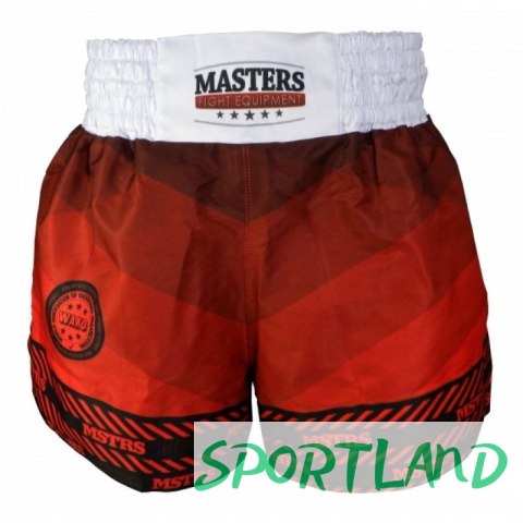 Spodenki Masters do kickboxingu Skb-W M 06654-02M czerwony+M Spodenki Masters do kickboxingu Skb-W M 06654-02M czerwony+M