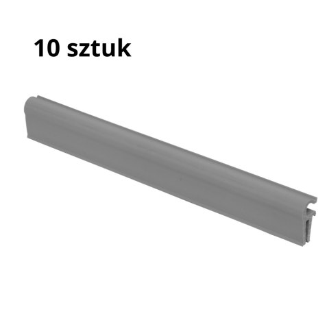 Klipsy do taśm ogrodzeniowych 10 szt. STANDARD SZARE Klipsy do taśm ogrodzeniowych 10 szt. STANDARD SZARE