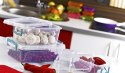 Pojemniki plastikowe ZESTAW 0,6L 1,2L 2L PROSTOKĄT z pokrywkami Pojemniki plastikowe ZESTAW 0,6L 1,2L 2L PROSTOKĄT z pokrywkami