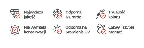 Taśma ogrodzeniowa PASKI 6 x 2,55mb ORANGE 19cm PROTECTO™ SZARA + 12 klipsów GRATIS Taśma ogrodzeniowa PASKI 6 x 2,55mb ORANGE 19cm PROTECTO™ SZARA + 12 klipsów GRATIS