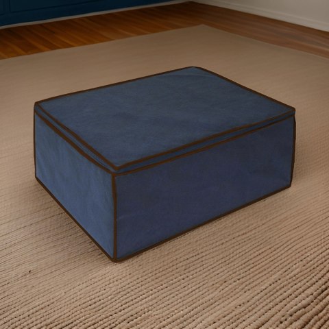 BLUE niebieski organizer do szafy na suwak 46x60x26cm BLUE niebieski organizer do szafy na suwak 46x60x26cm