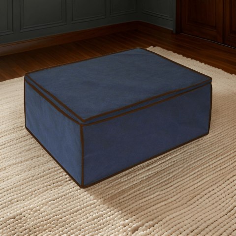 BLUE niebieski organizer do szafy na suwak 46x60x26cm BLUE niebieski organizer do szafy na suwak 46x60x26cm