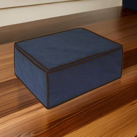 BLUE niebieski organizer do szafy na suwak 46x60x26cm BLUE niebieski organizer do szafy na suwak 46x60x26cm