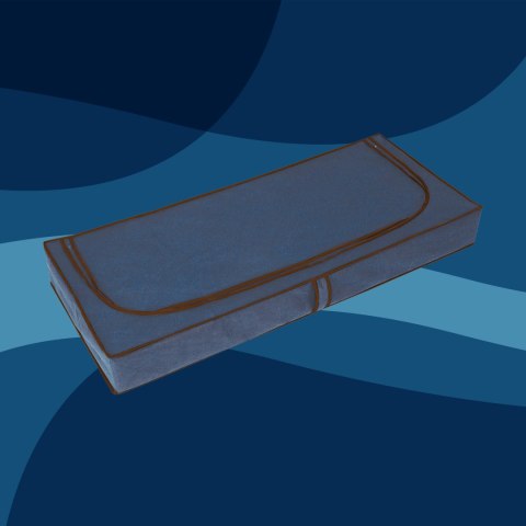 BLUE niebieski organizer do szafy na suwak 120x50x15cm BLUE niebieski organizer do szafy na suwak 120x50x15cm