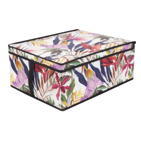 FLORAL w kwiaty organizer do szafy z pokrywą 48x36x19cm FLORAL w kwiaty organizer do szafy z pokrywą 48x36x19cm