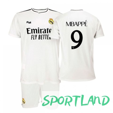 Komplet Real Madryt Mbappe Box Home RM 2024/25 Jr RM24B1E 140 Komplet Real Madryt Mbappe Box Home RM 2024/25 Jr RM24B1E 140